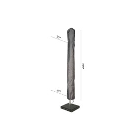 Parasolhoes AeroCover Platinum 215(H) x 30-40 cm